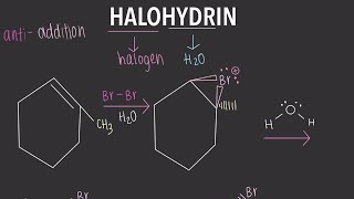 HALOHYDRIN REACTION MECHANISM PART 2 [upl. by Ambert]