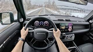 2024 Land Rover Defender 130 Outbound  POV Driving Impressions [upl. by Porett]