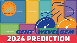 GENT WEVELGEM 2024  preview  favourites  prediction GW24 [upl. by Lovel]