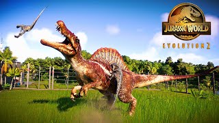 Raptors Pack Hunting vs Medium and Large Dinosaurs  Jurassic World Evolution 2 [upl. by Severen]