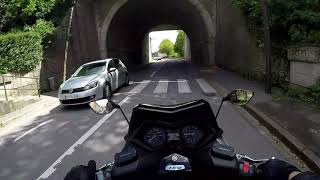 TMAX 530 AKRAPOVIC GOPRO TUNNEL [upl. by Trebma]