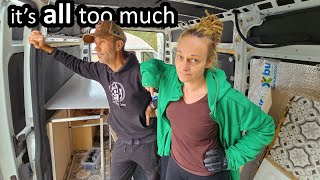 GAME OVER  BUILDING A VAN IN 50 DAYS  VAN LIFE EUROPE [upl. by Malchus]