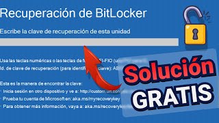 Solución a Clave de BitLocker  Cómo Omitir la Pantalla Azul de BitLocker Después de Actualizar [upl. by Ettesel]