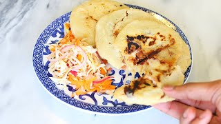 Beans and Cheese Pupusas Recipe  Como Hacer Pupusas 🇸🇻🫓 [upl. by Ailemap]