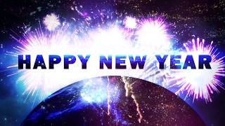 HAPPY NEW YEAR 2020  v 624  Countdown Timer with Sound Effects and Voice 4K [upl. by Notxap]