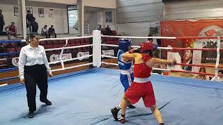 Ebrar BOZKURT vs Ezgi Nur KOÇ boksing boksing box boxingtraining boxör bilgehandemir [upl. by Attelrahc]