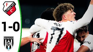 Utrecht vs Heracles 10 Paxten Aaronson Goal All Goals and Extended Highlights [upl. by Theron326]