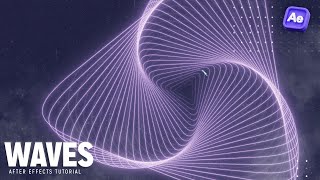 Mastering Animated Waves with Radio Waves  After Effects Tutorial [upl. by Itsuj134]