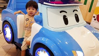 Robocar Poli Kiddie Police Car Ride for Kids 🚕 Fun for Toddlers Children [upl. by Kared]