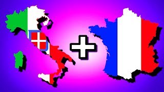 Italy  France  ItalianFranco Union  Hearts of Iron 4 HOI4 [upl. by Agna]