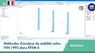 Matinale de Dlubal Software  Méthodes danalyse de stabilité selon lEN 1993 dans RFEM 6 [upl. by Yonah574]