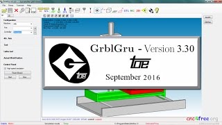 GrblGru FREE Milling  Lathe CAM Simulation CNC control Software [upl. by Clower]