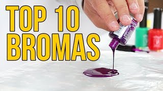 TOP 10 BROMAS 2017  Bromas para hacer a tus amigos Recopilación [upl. by Root255]