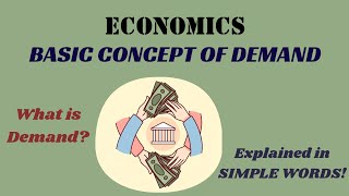 Basic Concept Of Demand What is DemandEconomics Meaning of Law of Demand Definition Simple Words [upl. by Hurd450]