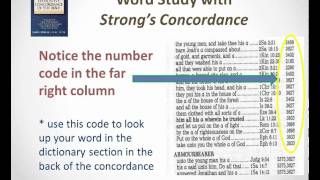 How to Use a Strongs Concordance [upl. by Amersham]