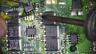 Quickly finding and fixing faulty ECU injector driver electronicsrepair ecurepair soldering [upl. by Neras]