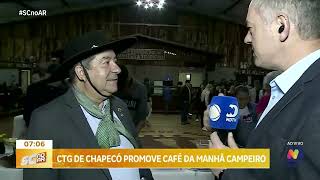 CTG de Chapecó celebra Dia do Gaúcho com tradicional café campeiro [upl. by Ellainad595]