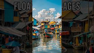 Life on Cambodias Floating Villages floatingvillages cambodia tonlesap waterlife [upl. by Mulderig]