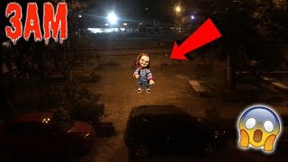 CHUCKY BREAKS INTO MY HOUSE CHUCKY DOLL COMES TO MY HOUSE AT 300 AM SO SCARY OMG [upl. by Amis342]