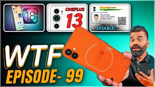 CMF Phone 1  iOS 18  Aadhaar Card Disable  OnePlus 13  Episode 99  Technical Guruji🔥🔥🔥 [upl. by Modeerf]