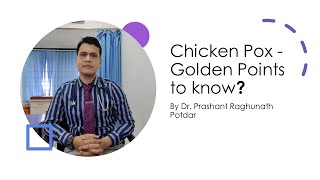 Chicken Pox  Golden Points to know Dr Prashant Raghunath PotdarGuruji [upl. by Boland]