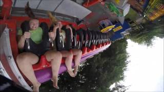 HEAVY THRILL LOOPING RIDE quotHEARTBREAKERquot BARTELDS ONRIDE  PARK HILARIA EINDHOVEN NL 2015 [upl. by Melania]