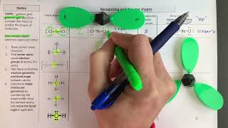 VSEPR for two three and four electron groups  electron geometries and molecular geometries [upl. by Llednew720]