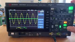 Oscilloscopio Keysight parte 2 [upl. by Airekahs162]