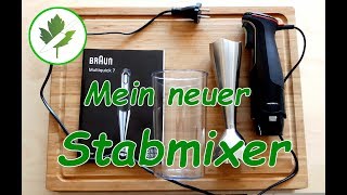 Mein neuer Stabmixer  Braun Multiquick 7 im Test [upl. by Bigod]