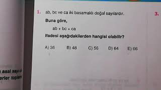 ENDEMİK TYT MATEMATİK Sayı Basamakları Test 1 Çözümleri [upl. by Eatnhoj958]