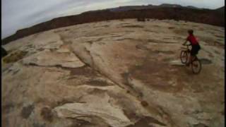 Slickrock Biking at Dalton Wells Moab  31 Mar 09 [upl. by Hausmann]