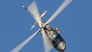 SAAF Agusta A109 LUH Helicopter Aerial Display [upl. by Eelime592]