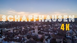 Schaffhausen in 4K  Switzerland  Drone [upl. by Olivero]