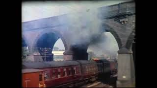 Steam train passing through Bulwell  1964 [upl. by Drannek]