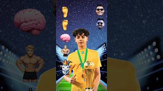 Ronaldo Jr Builds The Perfect Footballer  🤩⚽ [upl. by Sykleb]