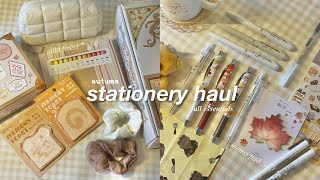 cozy stationery haul 🥐 ft stationerypal [upl. by Attennaej485]