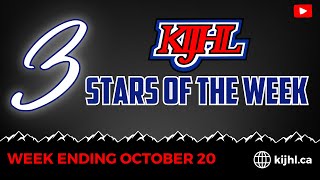 KIJHL  Stars of the Week  Week 5  October 20 [upl. by Irrac289]