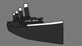 RUN AWAY But CARTOON TITANIC SINGS IT [upl. by Swithbert144]