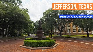 Downtown Jefferson Texas Walk with me through a Texas town [upl. by Warring]