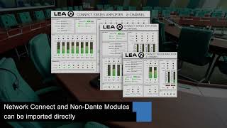 Symetrix ThirdParty Control  LEA Connect Amps [upl. by Kurr]