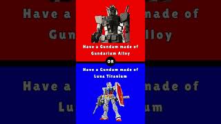 Gundam Battle Royale or Tournament Choose Your Fate 🤖🔥shorts wouldyourather gundam choose fun [upl. by Suiravad332]