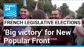 French legislative elections ‘Big victory’ for New Popular Front • FRANCE 24 English [upl. by Ollie]