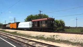 Illinois Terminal demonstration freight train [upl. by Zaid674]