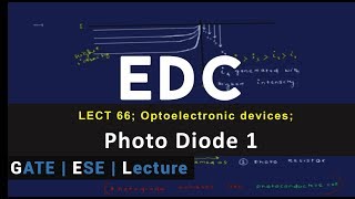 Lecture 66 Optoelectronic devices Photo Diode 1 [upl. by Ecidnac]