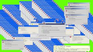 GREEN SCREEN Windows XP Error  VIRUS ERROR ☢  FOOTAGE  SOUND [upl. by Nolaf816]