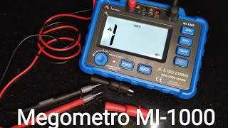 megometro minipa MI1000 teste de isolação de motores [upl. by Anahahs]