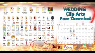 Download 1500 Wedding Card ClipArts Free  Hindu Wedding ClipArt Download Free Collections [upl. by Merlin]