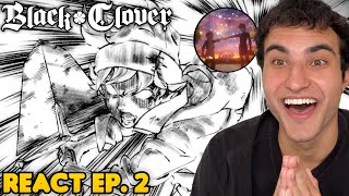 ASTA E YUNO SÃO RIVAIS React Black Clover EP 2 [upl. by Haldes]