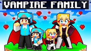 Having a VAMPIRE FAMILY in Minecraft [upl. by Ripp]