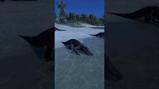 Kaprosuchus amp Thanatosdrakon Island Habitat Natural Ecosystems jurassicworldevolution2 gaming [upl. by Nadoj]